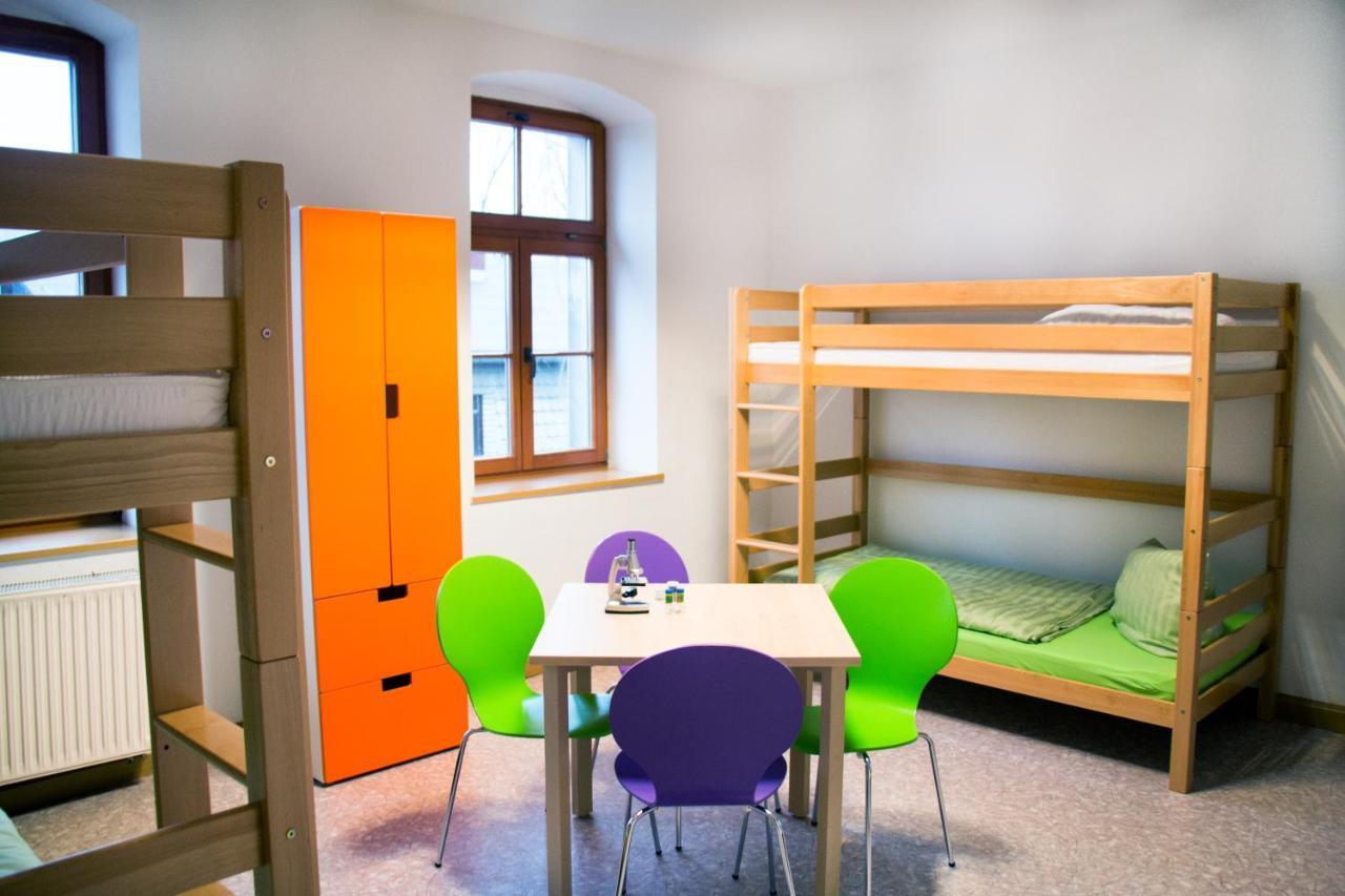 Teichcamp Hostel Grosshartmannsdorf ภายนอก รูปภาพ